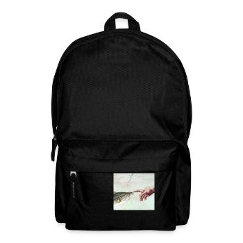 Gottes Hand Fisch - Rucksack - Schwarz - Vorne