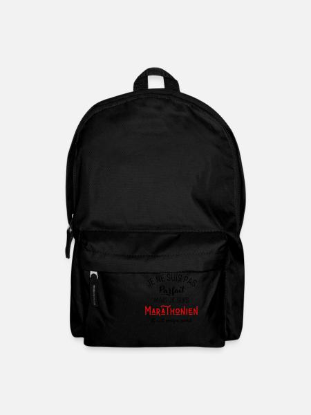 Pas parfait mais marathonien - Sac à dos - noir