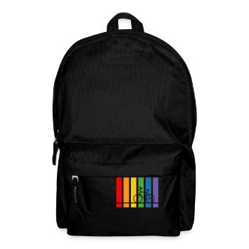 Vélo arc-en-ciel - Sac à dos - noir - Devant