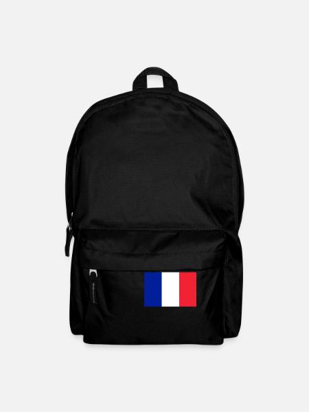 Drapeau français - Sac à dos - noir