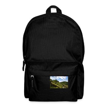 Moselle, château, vignoble, panorama - Sac à dos - noir - Devant