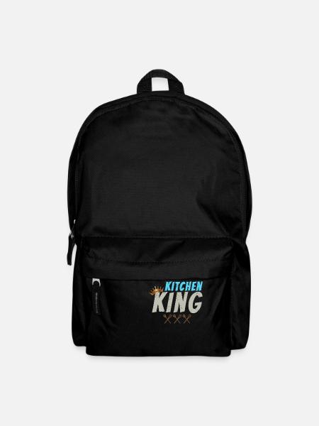 Kitchen King für vintage Köche und Hobbyköche - Rucksack - Schwarz