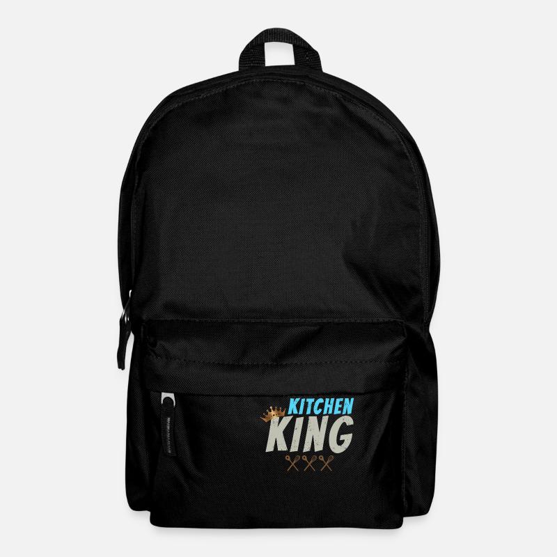 Kitchen King für vintage Köche und Hobbyköche - Rucksack - Schwarz