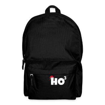 HO HO HO Weihnachten Ho hoch 3 - Rucksack - Schwarz - Vorne