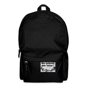 Was bedeutet dein Tattoo - Rucksack - Schwarz - Vorne