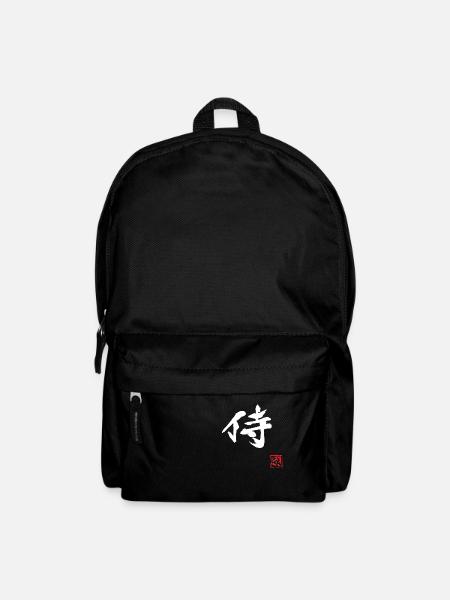 samurai (white) - Sac à dos - noir