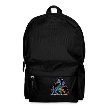 Parkour Freerunner Traceur Le Parcourshirt - Backpack - black - Front