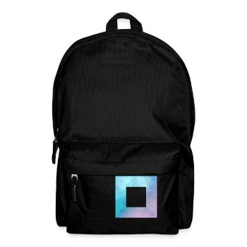 Space Viereck Cut - Rucksack - Schwarz - Vorne
