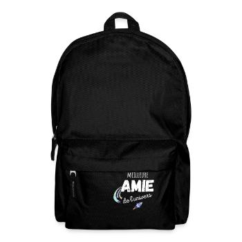 meilleure amie de l'univers cadeau amie - Sac à dos - noir - Devant
