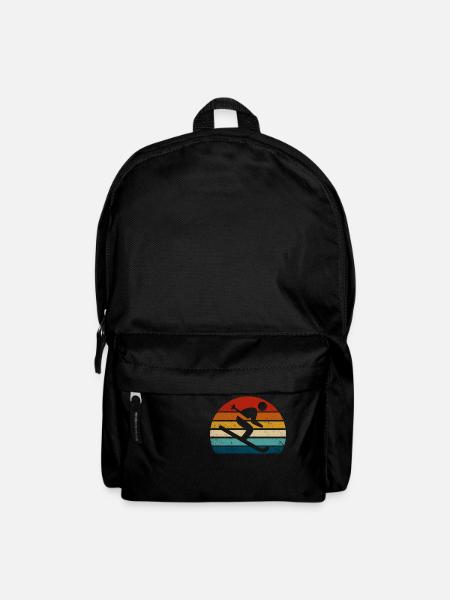 ski rétro - Sac à dos - noir