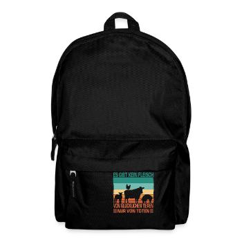 Protection du Climat Des Amis de la Nature Vegan Eco Organic Pro Vegan - Sac à dos - noir - Devant