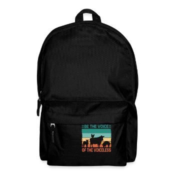 Végétarien Bien-être animal Frutarian Vegan Animal Lover - Sac à dos - noir - Devant