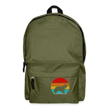 cocker spaniel - Backpack - olive green - Front