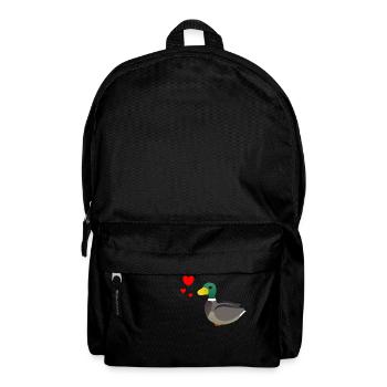 Duck Valentine's Day 2 - Backpack - black - Front