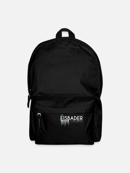 Eisbaden - Rucksack - Schwarz