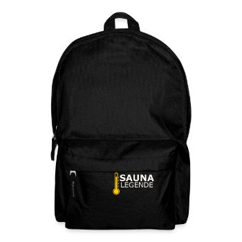 Sauna Legende - Rucksack - Schwarz - Vorne