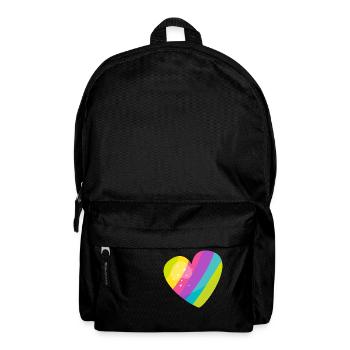 Cœur - Sac à dos - noir - Devant