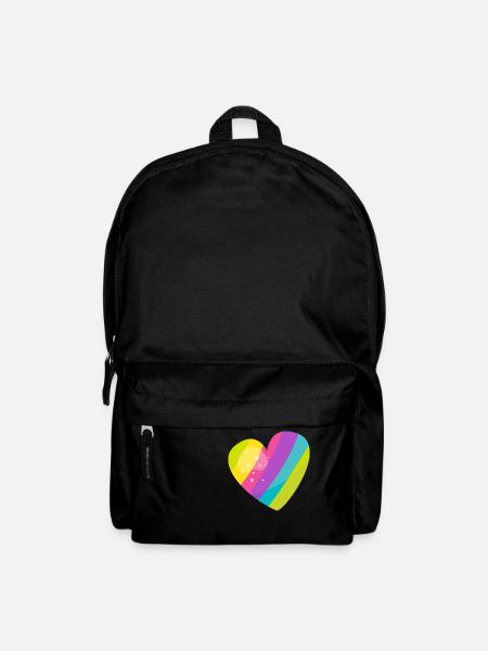 Herz - Rucksack - Schwarz