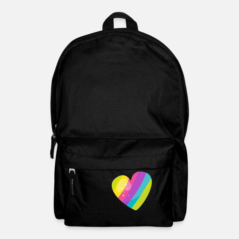 Herz - Rucksack - Schwarz