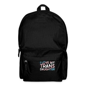 LGBT Gay Rainbow pour les amis et la communauté - Sac à dos - noir - Devant
