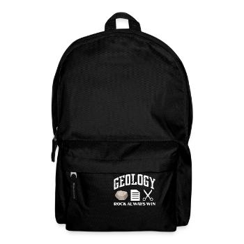 Geology Rock Always Win - Backpack - black - Front