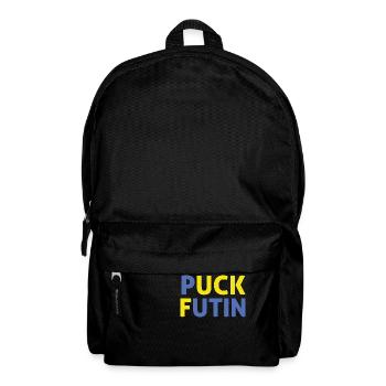 Puck Futin Ich unterstütze die Ukraine - Rucksack - Schwarz - Vorne