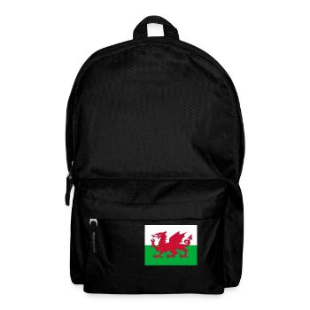 Wales flag - Backpack - black - Front