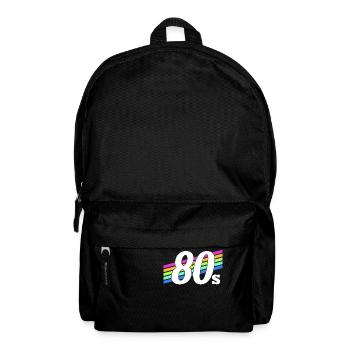 graphique néon - Sac à dos - noir - Devant