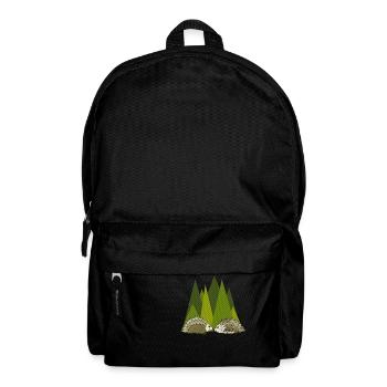 Hedgehogs - Backpack - black - Front
