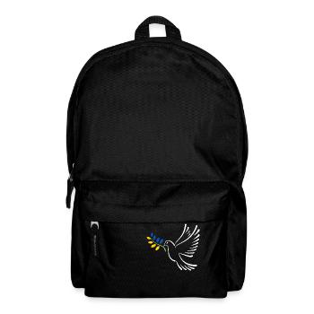Friedenstaube Ukraine - Rucksack - Schwarz - Vorne