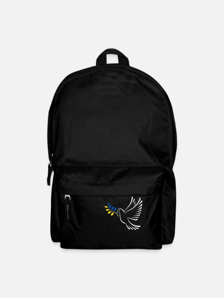 Friedenstaube Ukraine - Rucksack - Schwarz