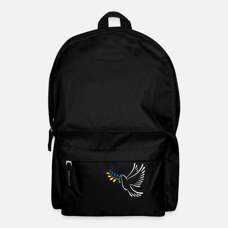 Friedenstaube Ukraine - Rucksack - Schwarz