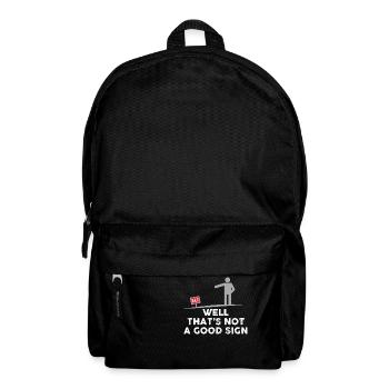 conception de texte drôle pour un amoureux du texte drôle - Sac à dos - noir - Devant