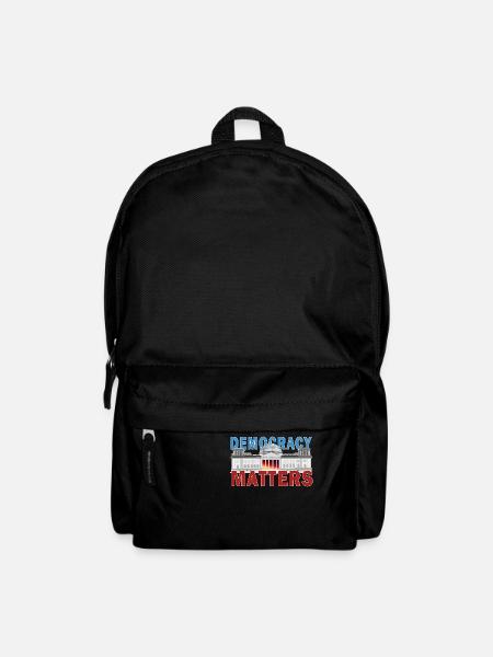 Demokratie Democracy Matters Bundestag Berlin - Rucksack - Schwarz