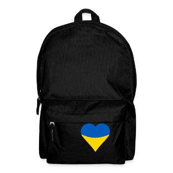 Flag of Ukraine, I'm with Ukraine - Backpack - black - Front