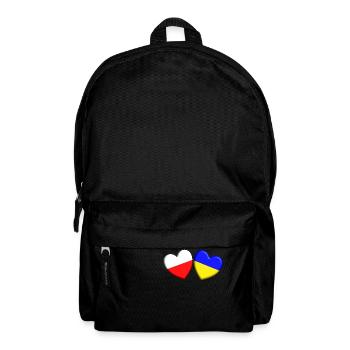 La Pologne soutient l’Ukraine - Sac à dos - noir - Devant