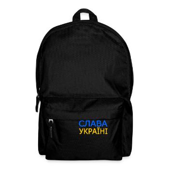 Slava ukraini - Backpack - black - Front