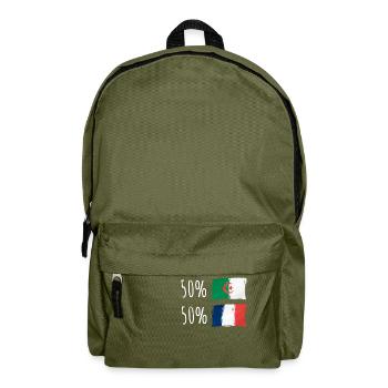 Half French / Half Algerian - Backpack - olive green - Front