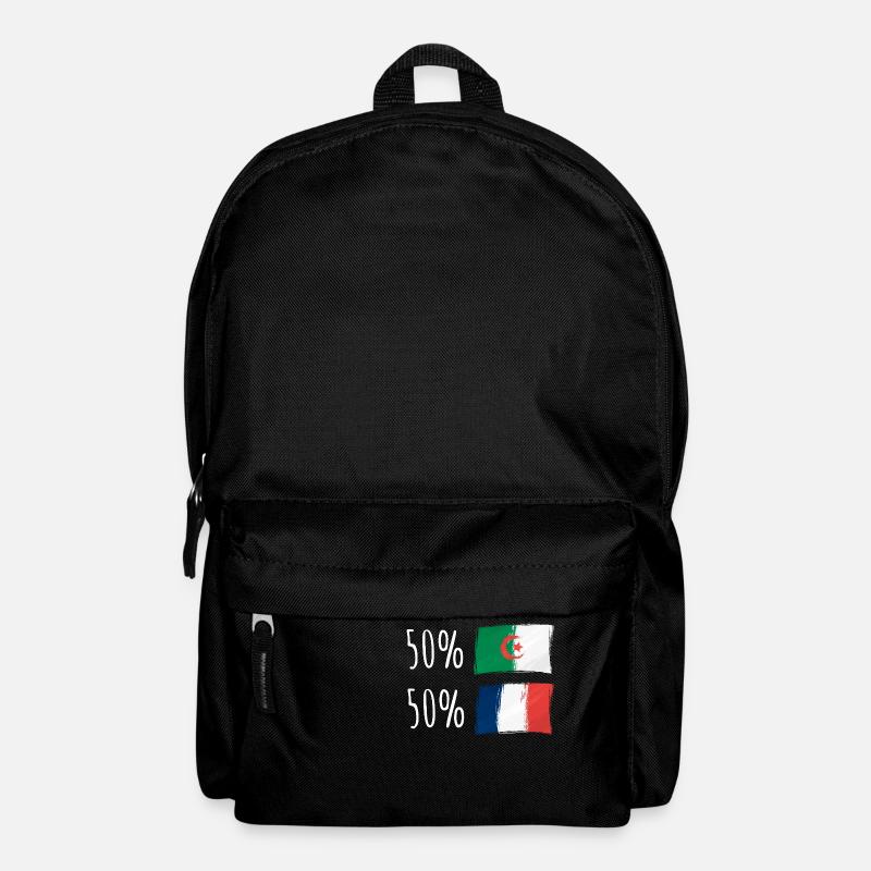 Moitié Français / Moitié algérien - Sac à dos - noir