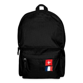 Halb französisch / halb schweizerisch - Rucksack - Schwarz - Vorne