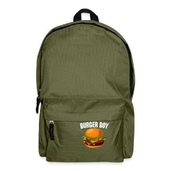 Burger Boy - Backpack - olive green - Front