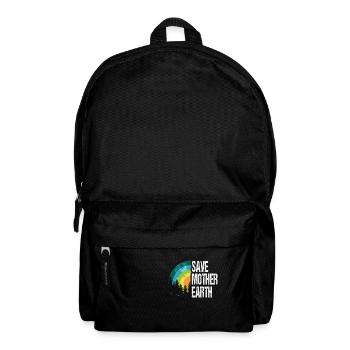 Save Mother Earth Naturschutz Umweltschutz - Rucksack - Schwarz - Vorne