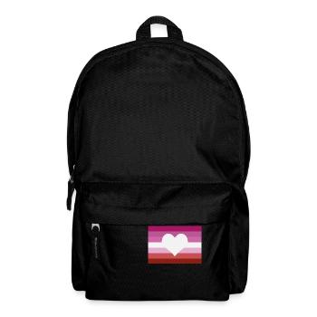 LGBTQ+ Lesbian - Rucksack - Schwarz - Vorne