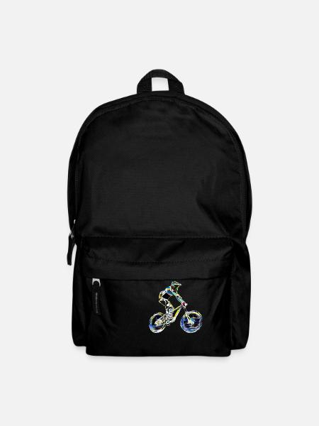 MTB Downhill Mountainbike - Rucksack - Schwarz