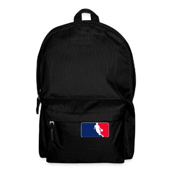 Basketball Logo - Rucksack - Schwarz - Vorne