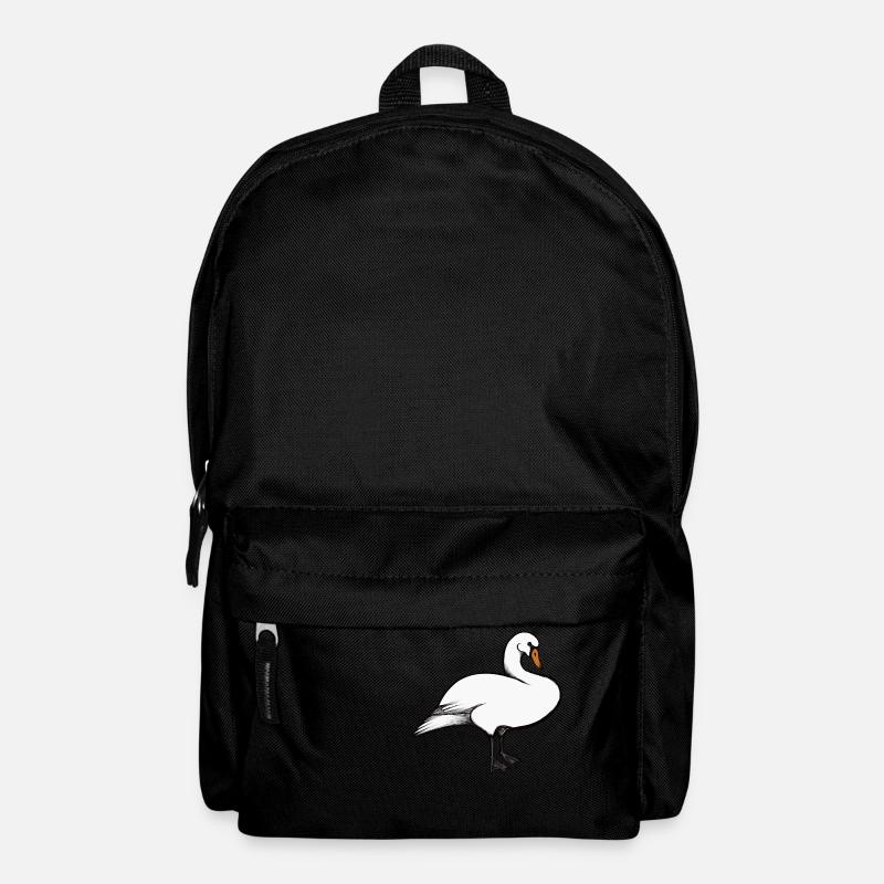 Schwan - Rucksack - Schwarz