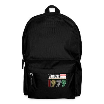 vintage année 1979 - Sac à dos - noir - Devant