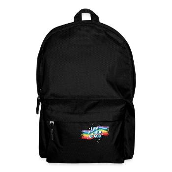 Child of God Regenbogen - Rucksack - Schwarz - Vorne