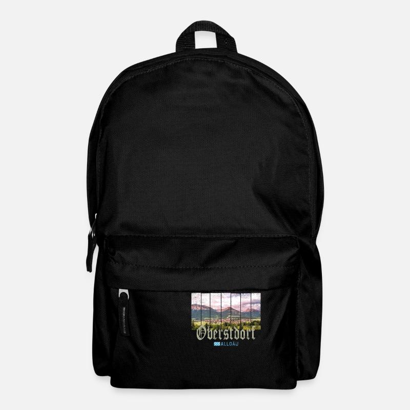 Oberstdorf Allgäu Vintage Bayern Deutschland Souve - Rucksack - Schwarz