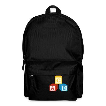 ABC Cube - Backpack - black - Front